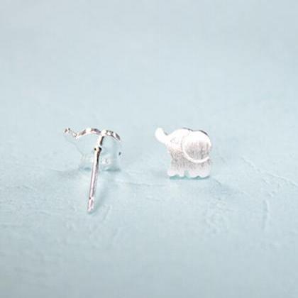 Sterling Silver Anti Allergy Small Elephant..