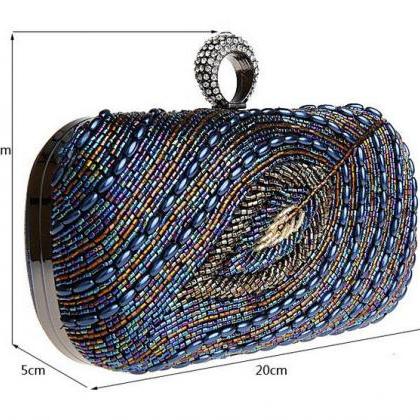 Fashion Vintage Female Day Clutch Beaded Bags..