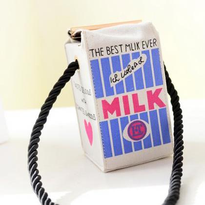 Cute Milk Box Shoulderbag