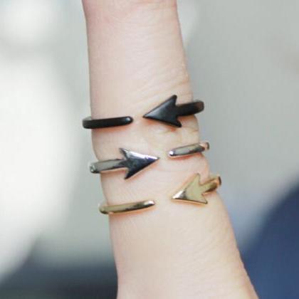 Arrow Shaped Cuff Ring