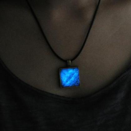 Star Crystal Pandent Necklace Luminous Glow In The..