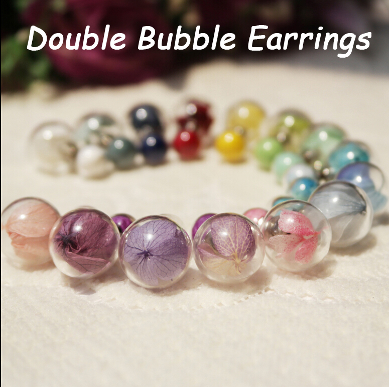 Earrings--double Bubble Earrings